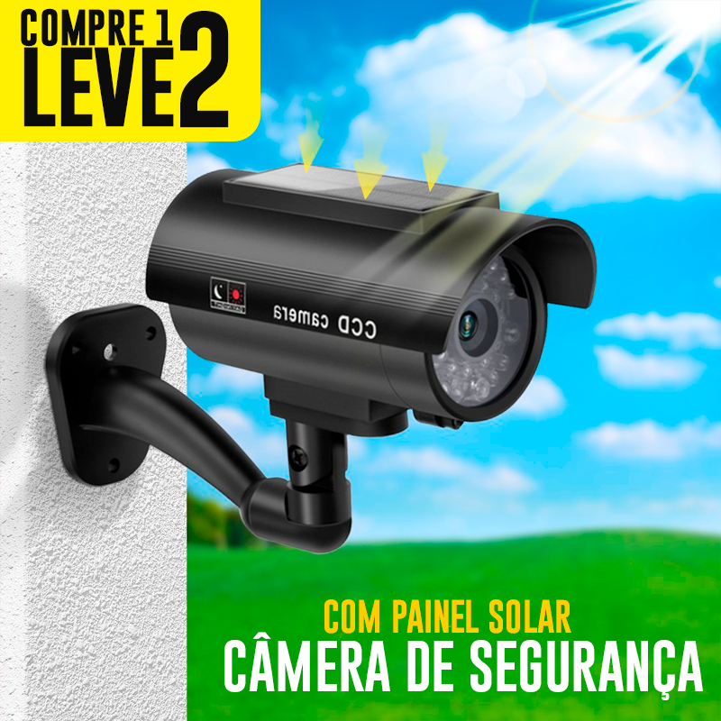 Câmera de Energia Solar FullHD 4K a Prova D'água - Compre 1, Leve 2