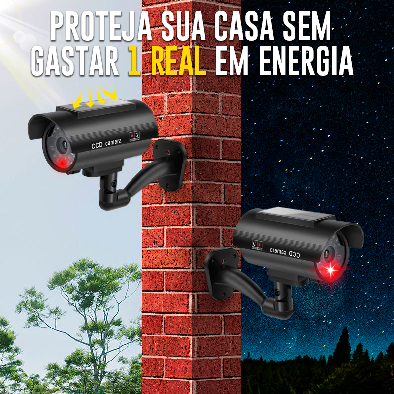 Câmera de Energia Solar FullHD 4K a Prova D'água - Compre 1, Leve 2